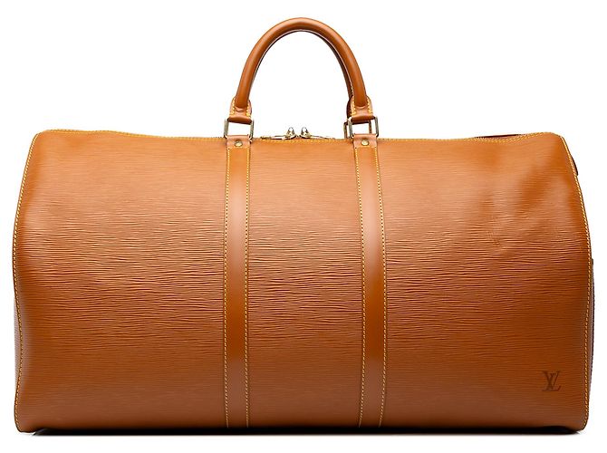 Louis Vuitton Brown Epi Keepall 55