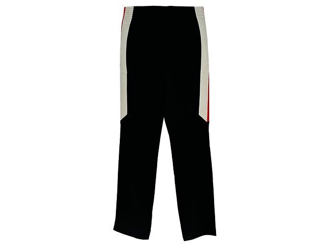 Pantaloni Givenchy con banda laterale in viscosa nera