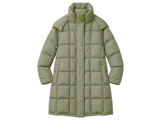 Loewe Veste Longue Matelassée - Vert Kaki