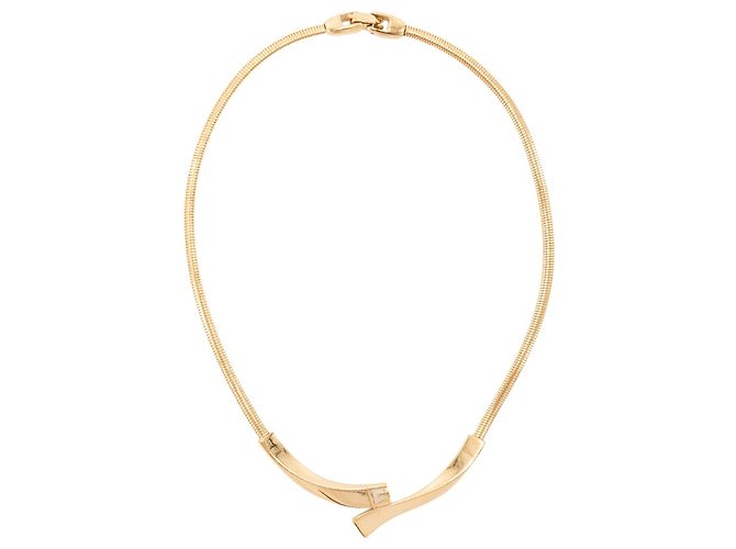 GIVENCHY - Collier ras de cou Givenchy en métal doré