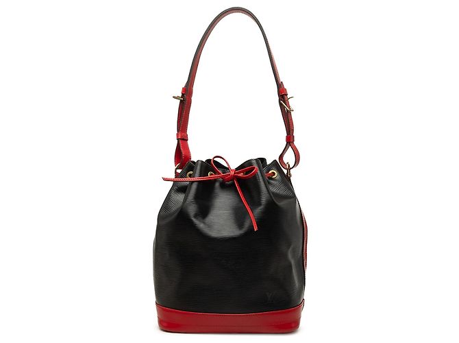 Borsa a secchiello Louis Vuitton Epi Bicolor Noe GM Nera