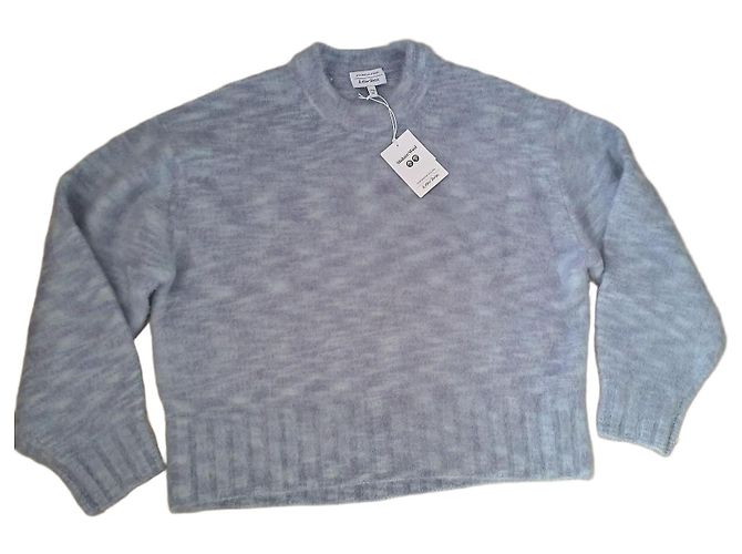 & Other Stories Pullover Mohair Wolle Hellblau