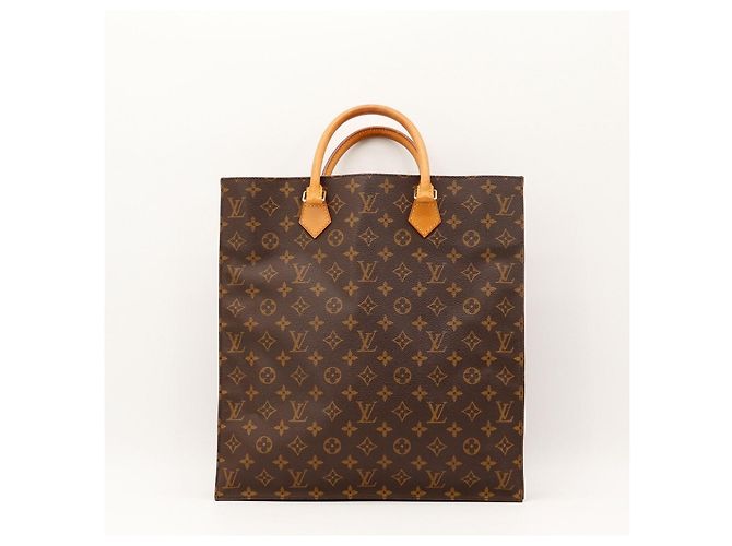 Sac Cabas Louis Vuitton Monogram en cuir marron