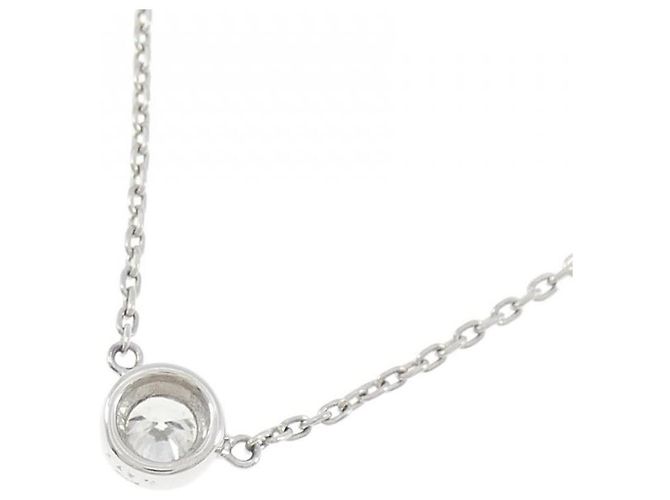 Autre Marque Platin-Diamant-Halskette