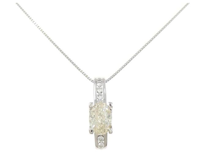 Autre Marque Collana in platino e diamanti