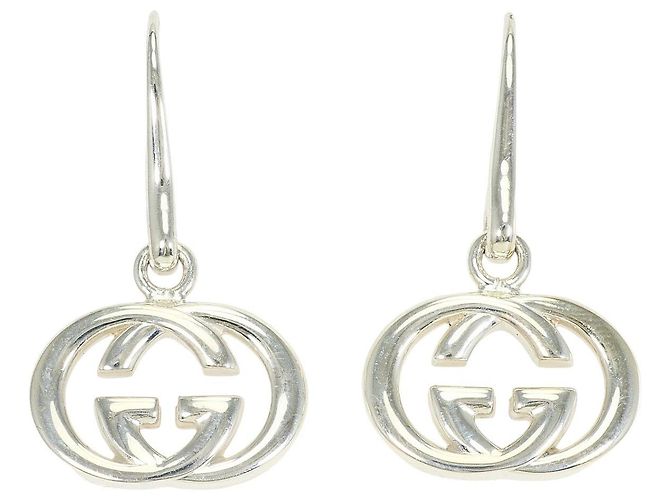 Boucles d'oreilles GUCCI InterlockingG Hook Silver