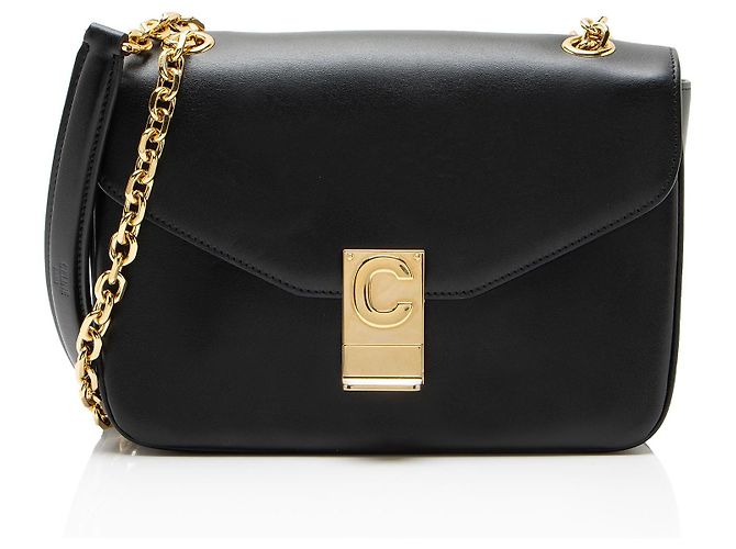 Céline Bolso de hombro Celine Leather C Medium