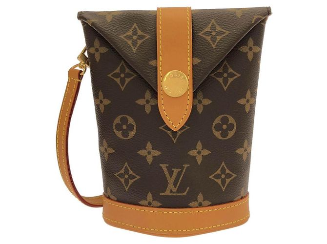 Bolsa de Acessórios Louis Vuitton Monogram Archive Envelope Pochette