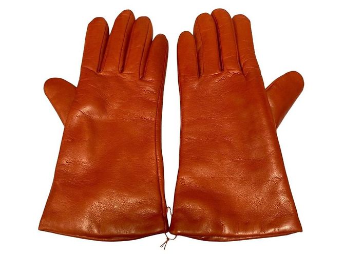Autre Marque Luvas Sermoneta Gloves em pele de cabra