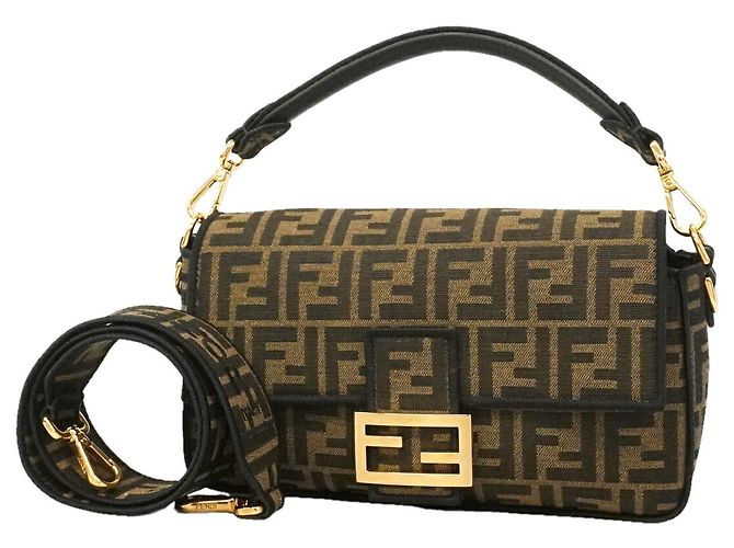 Borsa a secchiello Fendi Zucca
