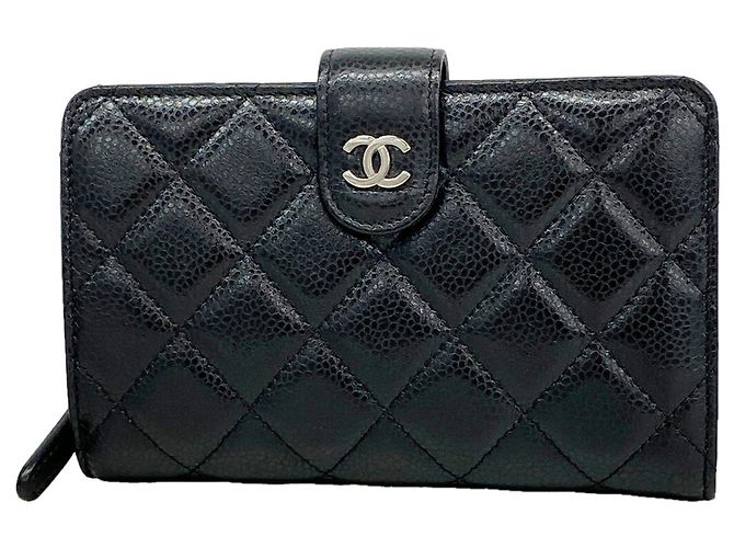 Carteira Chanel Matelassé em couro Caviar