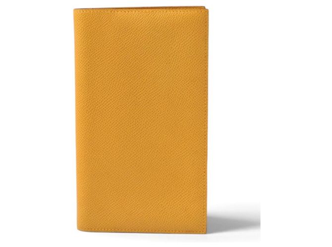 Hermès Hermes Agenda Notebook Set in Yellow Epsom Leather