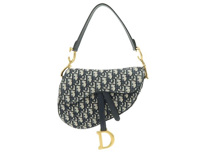 Christian Dior Saddle Oblique Canvas Medium