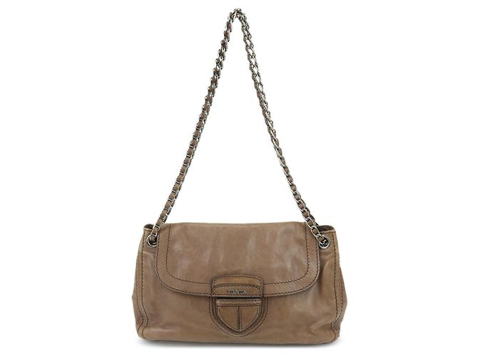 Prada Chain Flap Leather