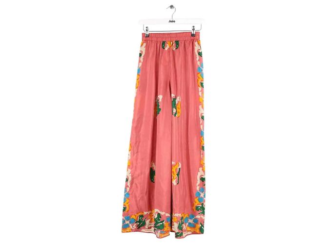 Autre Marque Rosa weite Hose