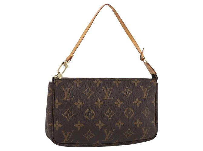 LOUIS VUITTON Monogram Pochette Accessoires Pouch M51980 LV Auth 211267A - Jerrillo