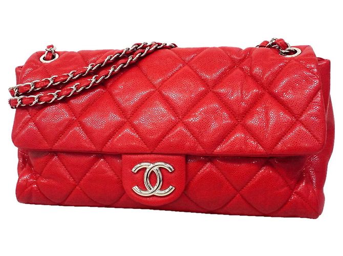 Bolsa de ombro Chanel vermelha