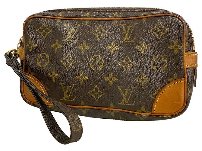 Louis Vuitton Monogram Marly Dragonne PM Clutch Bag