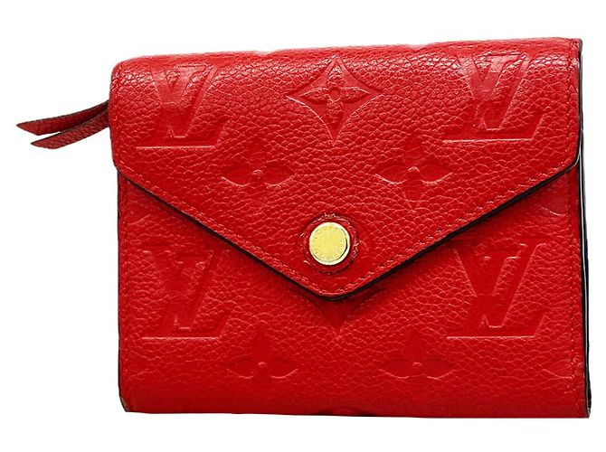 Louis Vuitton Tri-fold Wallet in Cerise