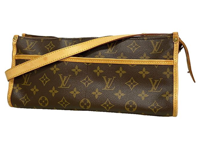 Borsa a tracolla lunga Louis Vuitton Monogram Popincourt
