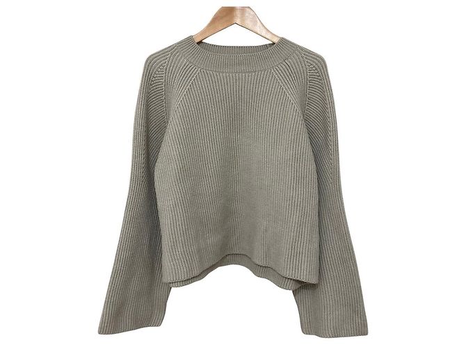 Autre Marque martinique Rippstrick-Cropped-Pullover