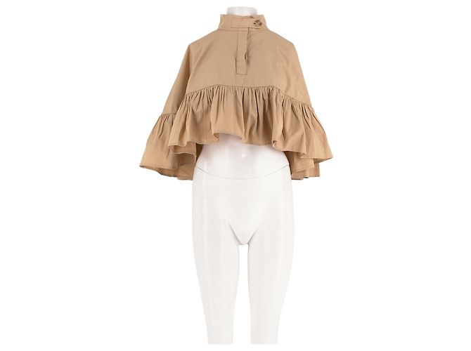 SéZane Poncho en coton beige