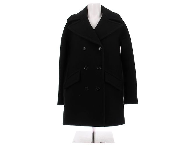 Alaïa Black Wool Coat