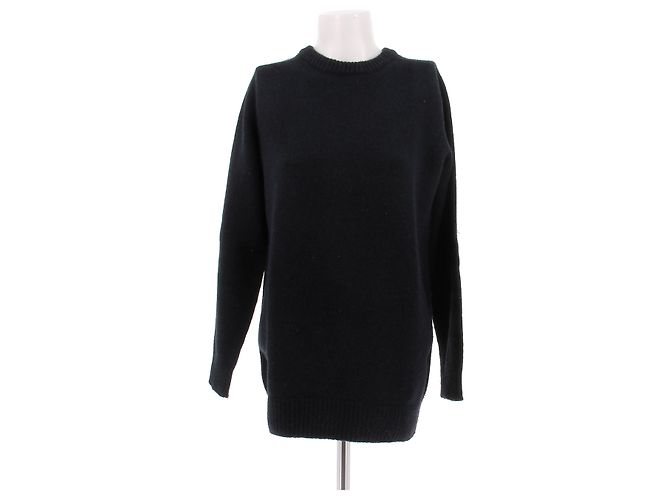 Céline Wollpullover Marineblau S