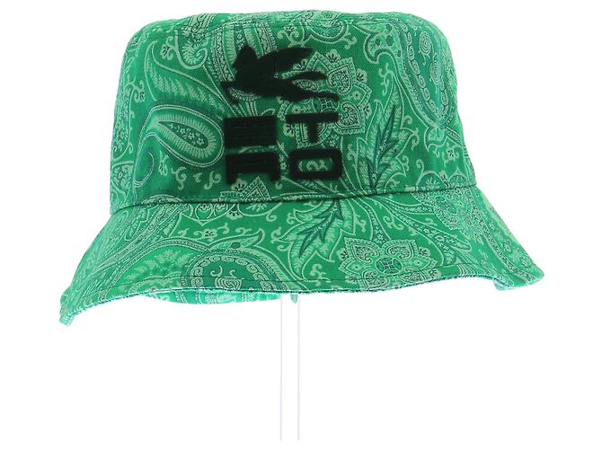 Gorro Etro verde de algodón