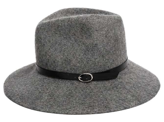 Weekend Max Mara Grey wool fedora hat