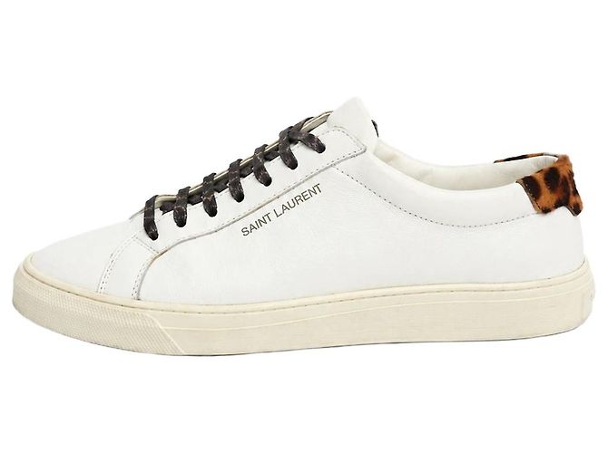 Autre Marque Andy-Sneaker aus cremefarbenem Leder - Größe EU 36.5