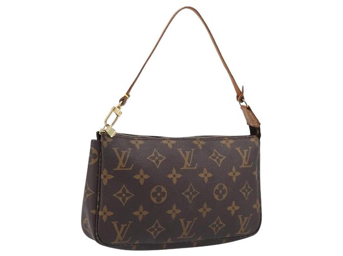 LOUIS VUITTON Monogram Pochette Accessoires Pouch M51980 LV