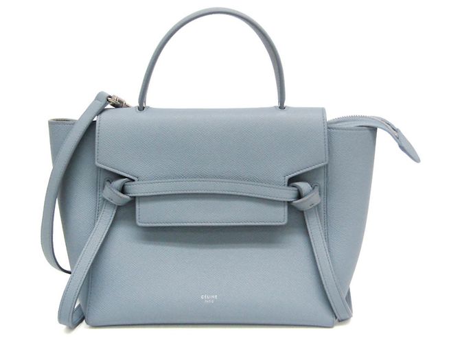 Belt Bag Céline Sac Ceinture Micro Celine en Bleu Clair