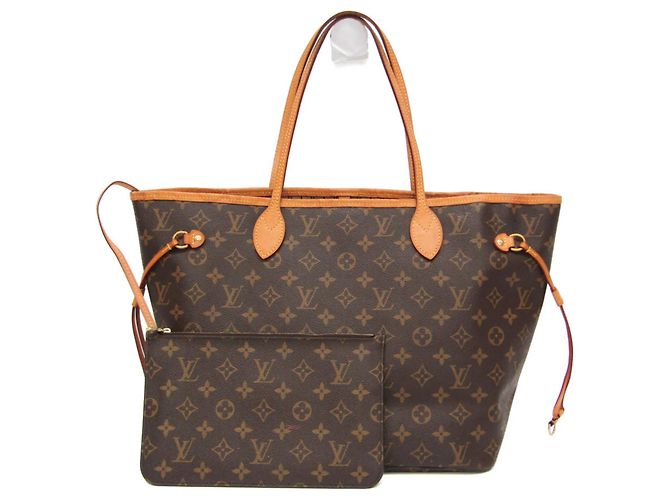Louis Vuitton Monogram Neverfull MM Tote Bag in Brown