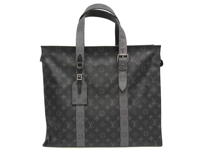 Bolso Tote Cabas Zip GM Louis Vuitton Monogram Eclipse
