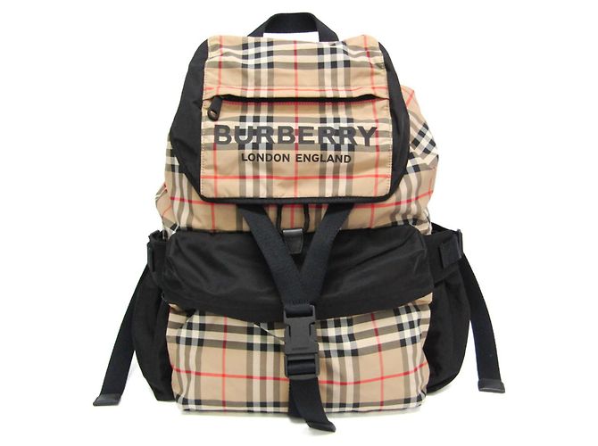 Sac à dos Burberry Nova Check en nylon