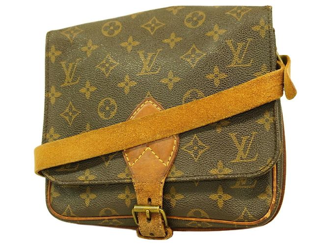 Louis Vuitton Monogram Cartouchiere MM Shoulder Bag
