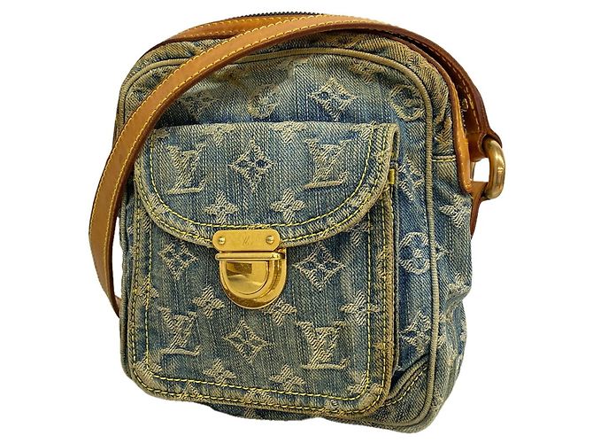 Bolsa de Ombro Louis Vuitton Monogram Denim