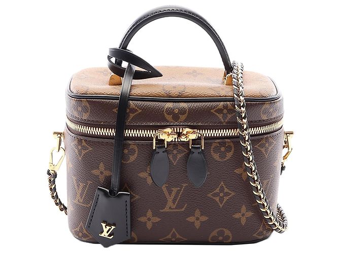 Louis Vuitton Brown Monogram Reverse Vanity PM