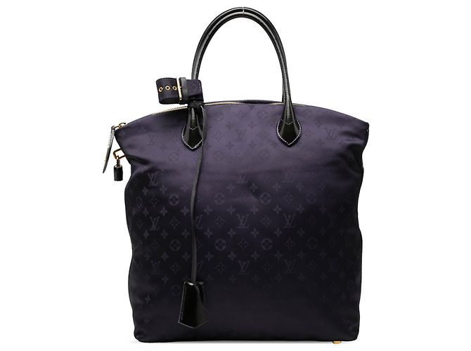 Louis Vuitton Blue Monogram Nylon Desire Lockit Vertical MM