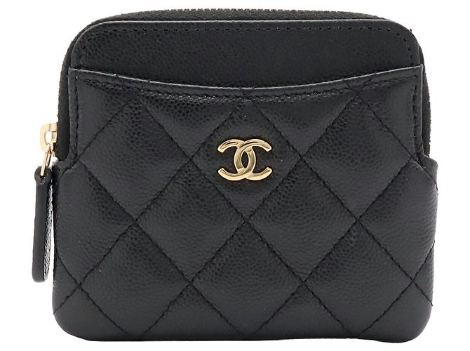 Porte-monnaie Chanel Matelassé Coco Mark Zip