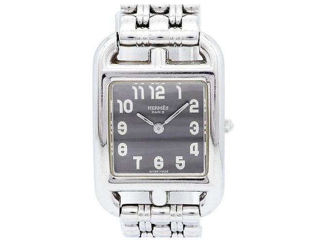 Hermès Orologio da donna Hermes Cape Cod CC1.210 Quadrante Grigio