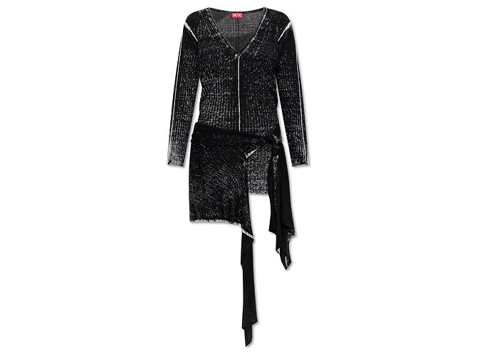 Diesel Robe en lin `M-EGANKNOT`