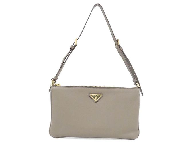 Bolsa de Ombro Prada Soft Grain