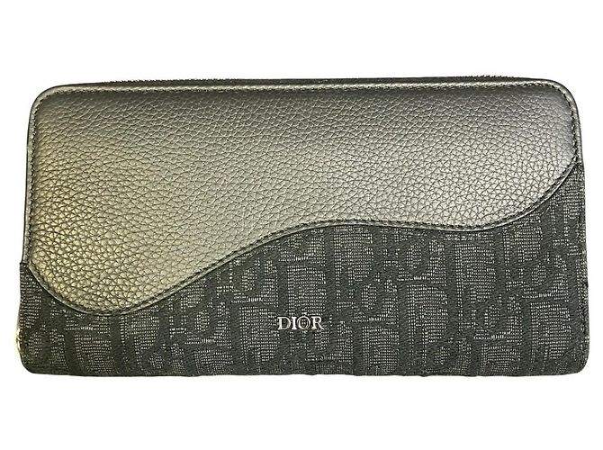 Dior Saddle Long Zip Wallet