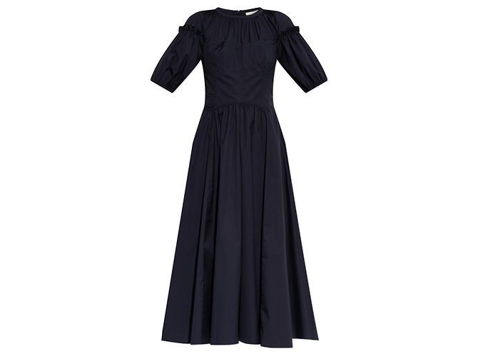 Vestido Estelle de algodón azul Ulla Johnson