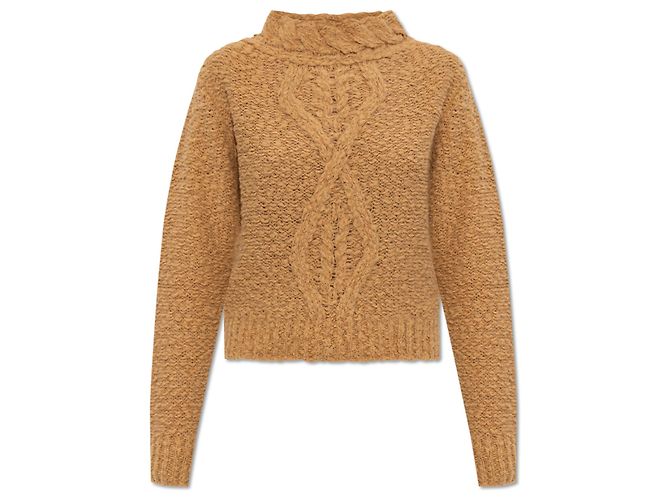 Isabel Marant Romane Pullover braun Wolle