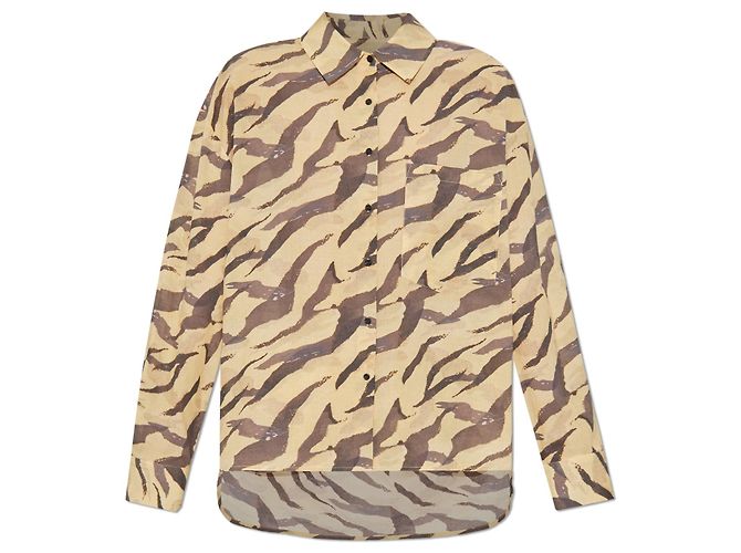 Camicia Iro Deriana in cotone gialla