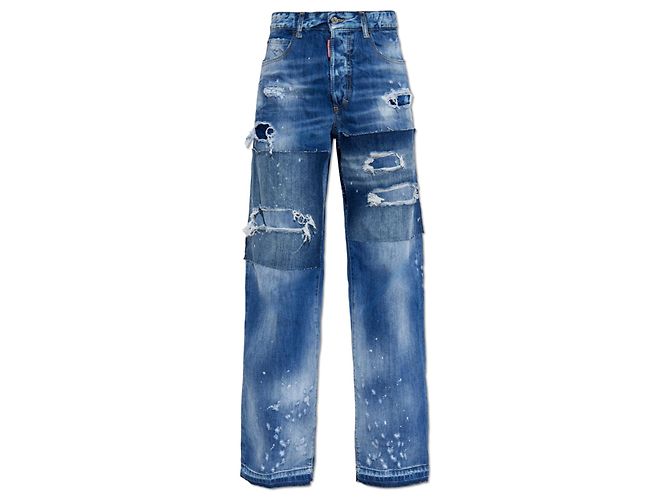 Jeans San Diego Dsquared2 Azul Algodón