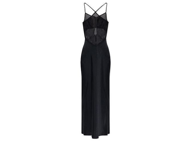 Iro Borra Kleid Schwarz mit Spitze